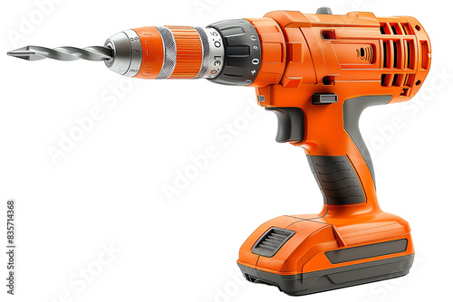 a power drill isolated on a transparent background