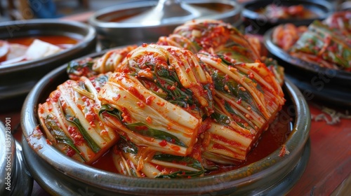 Kimchi Traditional Spicy Korean Pickled Dish