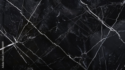 Nero Marquina color marble luxury, with silver streaks, website background 