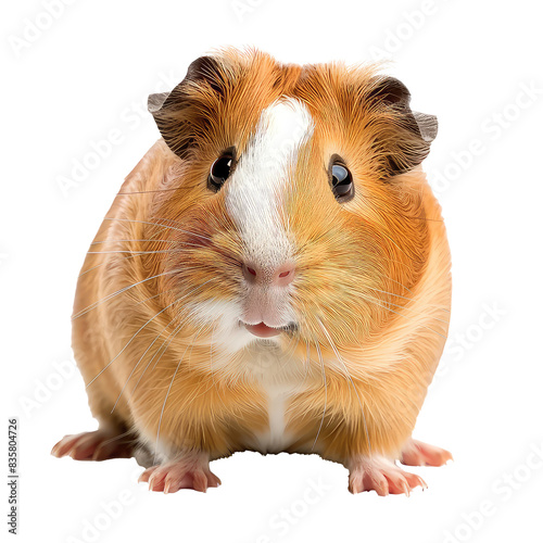 Guinea Pig full body isolate on transparency background PNG