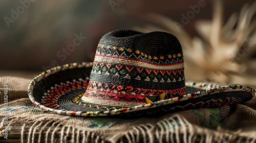 black mexican sombrero