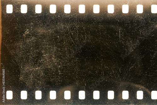 Dusty and grungy 35mm film texture or surface