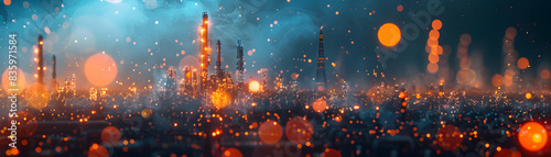 Photo Realistic Image: Process Engineer Expertise in Chemical Reactions Optimization for Petrochemical Processes Ideal for Corporate and Industrial Ads on Adobe Stock