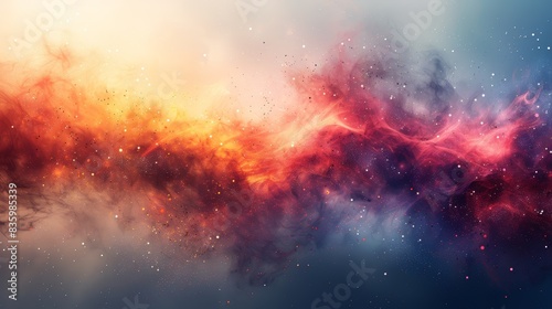 Stunning cosmic abstract background with vibrant colors and nebula, perfect for space themed designs and imaginative projects.