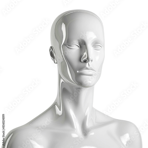 White mannequin cut out