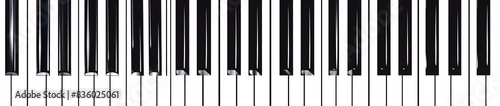 piano keys look like a barcode