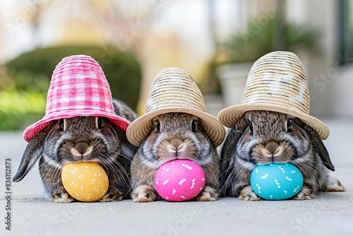 Easter on Paradise Hill, where bunnies wearing silly hats juggle eggs, convinced theyre auditioning for the funniest entry into bunny heaven