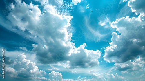 a summer sky with a cloud pic
