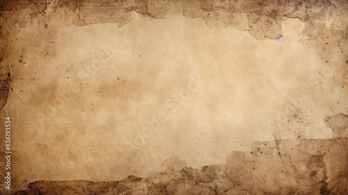Old brown paper texture with dirt and cracks like Egypt papyrus