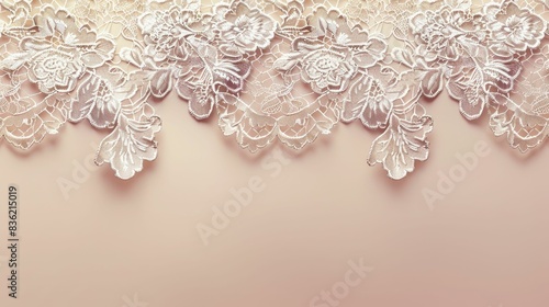 Elegant hand-drawn lace frames, incorporating intricate looping patterns and scalloped edges for wedding stationery