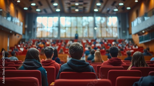 Spacious University Lecture Hall: A Stage for Knowledge Transfer