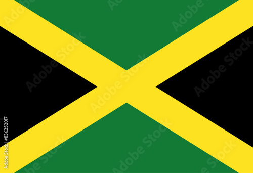 Jamaican flag illustrator country flags