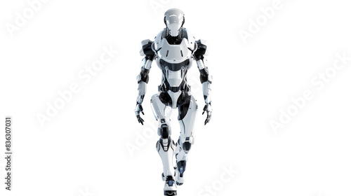 uturistic robot walking