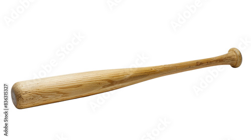 Baseball bat, wooden, isolated