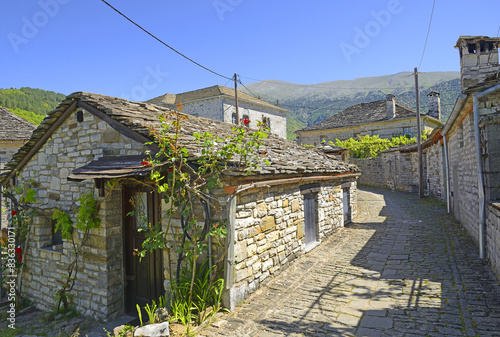 Village Papingo in the mountains of the Zagoria region in Greece, Zagoria is UNESCO World Heritage Site