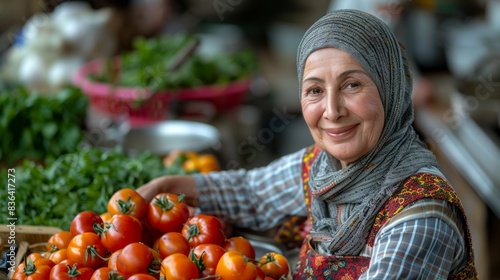A mature Muslim woman in her kitchen has a recipe you are sure to love.