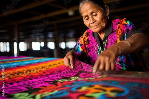 Guna Yala Heritage Unveiled Vibrant Panama Mola Tapestry