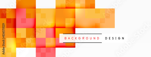 Dynamic colorful squares background. Vector Illustration For Wallpaper, Banner, Background, Card, Book Illustration, landing page