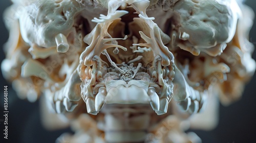 The foramen magnum is a large opening in the occipital bone for the spinal cord.