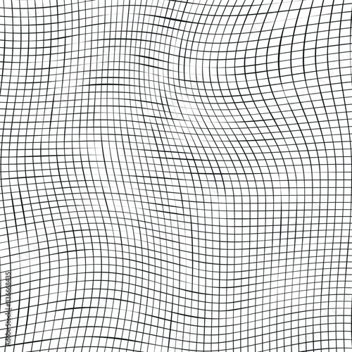 Mesh texture for fishing nets. Seamless pattern for sportswear or soccer goal, volleyball net, basketball hoop vector illustration