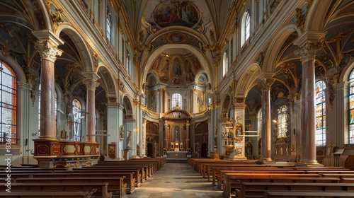 Church Heiliger Franz of Assisi at Mexikoplatz, Vienna, Austria