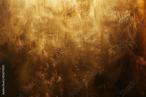 Gold background with a very large amount of light