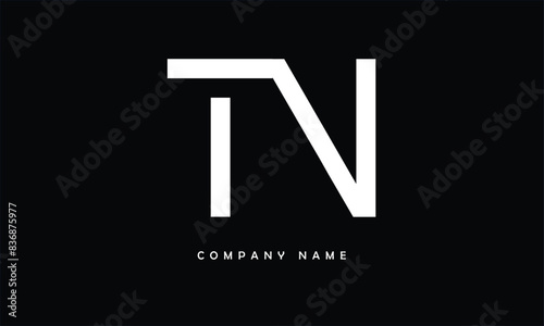 TN, NT, T, N Abstract Letters Logo Monogram