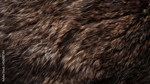 Kangaroo fur texture, brown and smooth, high detail background