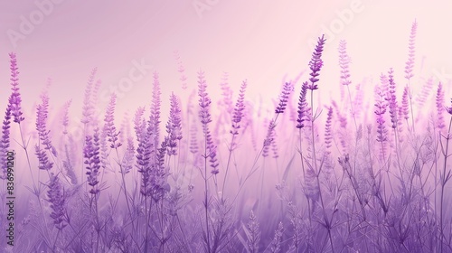 Gentle lavender gradient, ideal for wellness blogs and relaxation themes