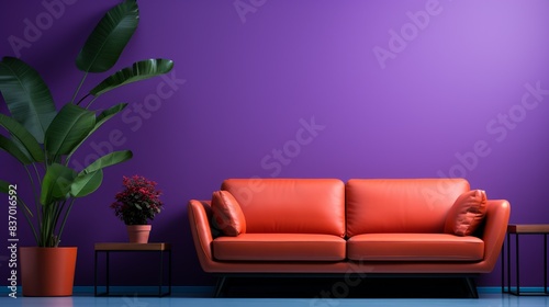 A solid color background in a bold and vibrant hue, making a statement while keeping the focus firmly on the main content without distracting elements. Minimal and Simple,