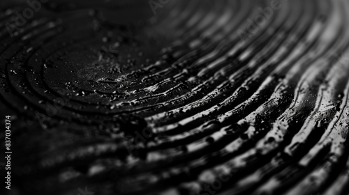 ultra close up image of a part of a fingerprint
