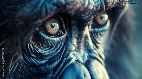 Close-Up of Gorilla Eyes 