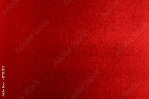 Beautiful red foil as background, top view