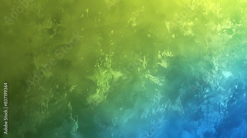 Gradient background from cobalt blue to lime green