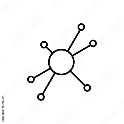 hub network icon vector design on white background