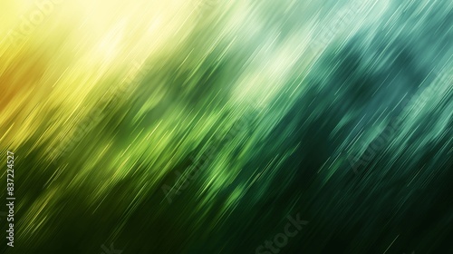 Thin diagonal lines in green on a minimalist background, hinting at growth.