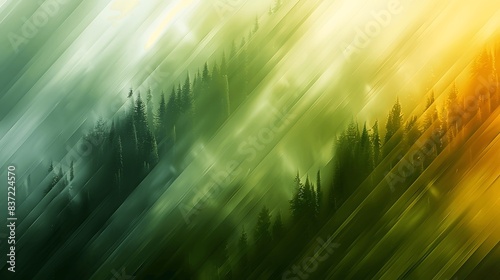 Dynamic green backdrop with minimalist diagonal lines, symbolizing growth.