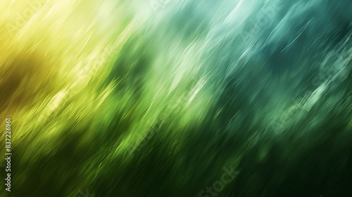 Elegant minimalist green background with thin diagonal lines suggesting growth and dynamism. 