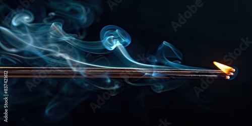 incense sticks burning,
