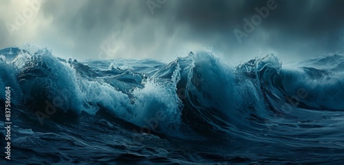 Majestic Power: Capturing Nature's Strength in Ocean Waves