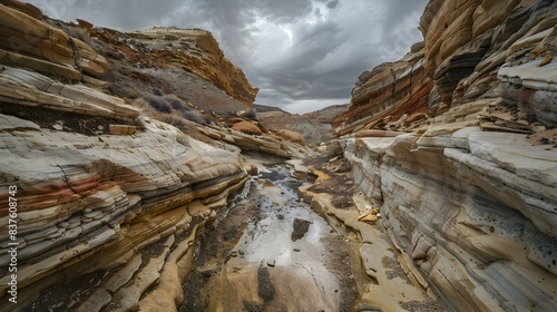 A canyon multicolored pic