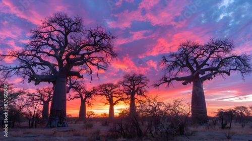 Forests of giant baobabs pic