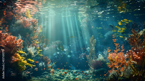 forest underwater pic