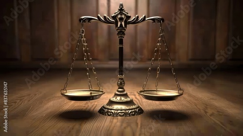 The Scales of Justice: Construct a balance scale with weights on each side, symbolizing the pursuit of fairness, equity, and moral integrity in the face of conflict and adversity. 