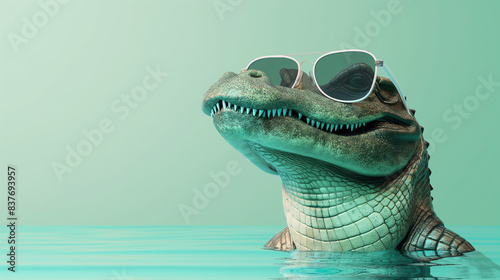 head of a crocodile