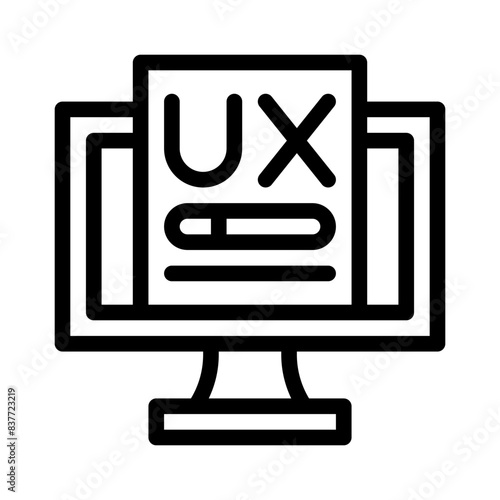 ux interface line icon