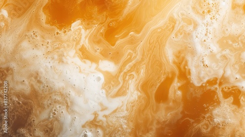 Abstract Orange and Brown Marble Texture Background