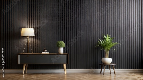 A pure black wallpaper with a tiny, exemplifying the essence of minimalism and elegance.
