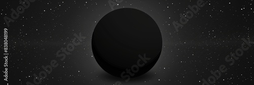 Eclipse with dark planet silhouette