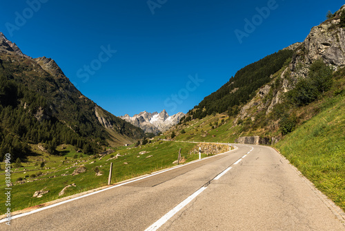 Susten Pass road, Meien, Canton of Uri, Switzerland
